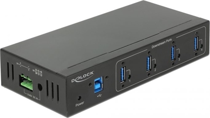Picture of Delock External Industry Hub 4 x USB 3.0 Type-A with 15 kV ESD protection