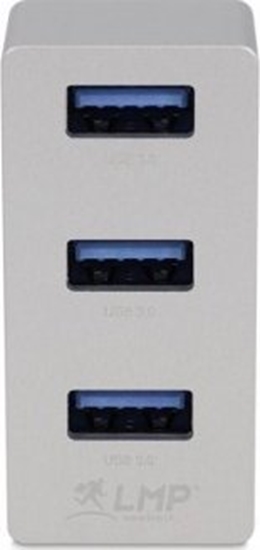Изображение HUB USB LMP USB-C Tiny Hub, 3 port USB-A hub - Silver