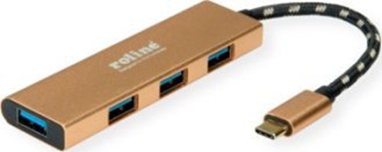 Picture of Roline GOLD USB 3.2 Gen 1 Hub, 4 Ports, Type C connection cable