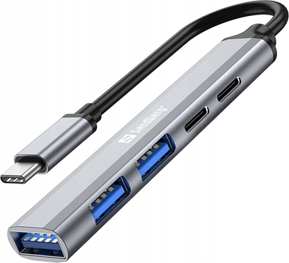 Picture of HUB USB Sandberg USB-C to 3xUSB-A+2xUSB-C SAVER