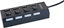 Attēls no HUB USB Schwaiger Schwaiger USB Hub 4-fach 2.0A Buchse Passiv schwarz