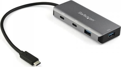 Attēls no HUB USB StarTech 2x USB-C  + 2x USB-A 3.2 Gen2 (HB31C2A2CB)