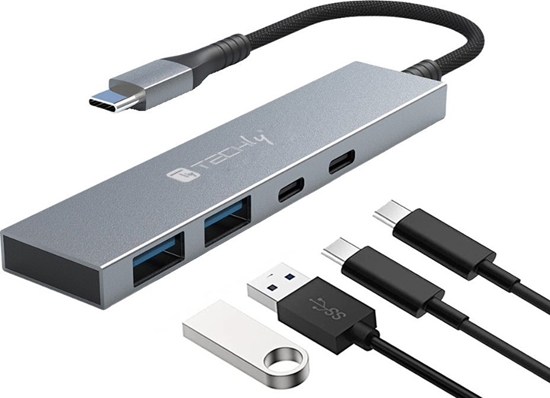 Picture of HUB USB Techly Techly Hub USB 4p. 2USB 3.2-2USB-C