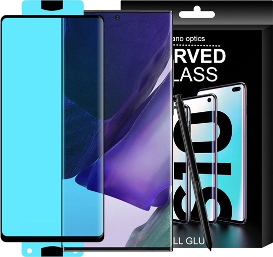 Picture of Hurtel 3D Edge Nano Flexi Glass folia szklana szko hartowane na cay ekran z ramk Samsung Galaxy S21+ 5G (S21 Plus 5G) czarny