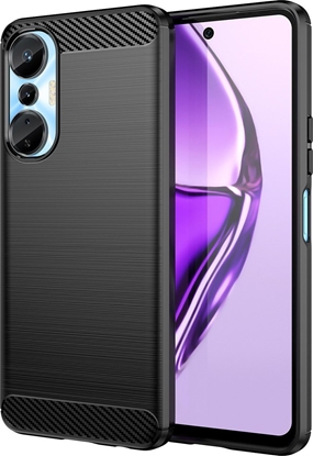 Attēls no Hurtel Carbon Case etui do Infinix Hot 20S elastyczny silikonowy karbonowy pokrowiec czarne