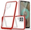 Изображение Hurtel Clear 3in1 etui do Samsung Galaxy A22 4G elowy pokrowiec z ramk czerwony