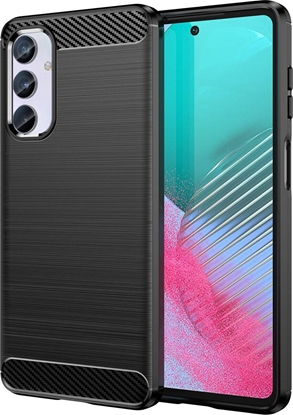 Attēls no Hurtel Elastyczne etui wzór wgla do Samsung Galaxy M54 Carbon Case - czarne