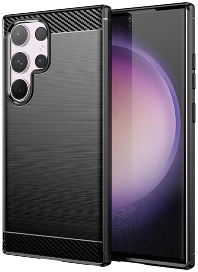 Picture of Hurtel Etui Carbon Case do Samsung Galaxy S24 Ultra elastyczne silikonowe etui czarne