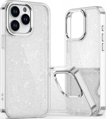 Attēls no Hurtel Etui Glitter Case na iPhone 16 Pro Max - przezroczyste z brokatem