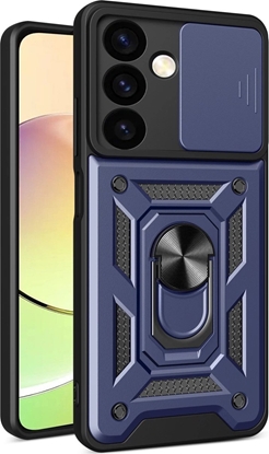 Attēls no Hurtel Etui Hybrid Armor Camshield do Xiaomi POCO C65 / Redmi 13C pancerne z oson na aparat - niebieskie