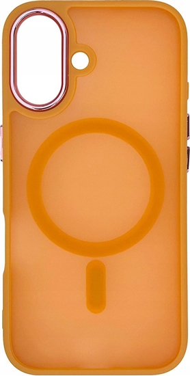 Picture of Hurtel Etui Magnetic Collection MagSafe na iPhone 16 - pomaraczowe
