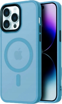 Attēls no Hurtel Etui Magnetic Collection MagSafe na iPhone 16 Pro Max - jasnoniebieskie