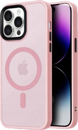 Attēls no Hurtel Etui Magnetic Collection MagSafe na iPhone 16 Pro Max - róowe