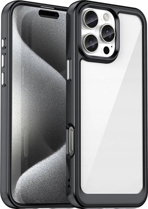 Attēls no Hurtel Etui Outer Space Case z elow ramk do iPhone 16 Pro Max - czarne