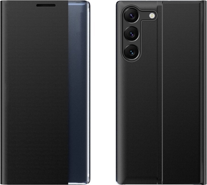 Attēls no Hurtel Etui pokrowiec do Samsung S24+ z magnetycz klapk New Sleep View Case czarne HURTEL