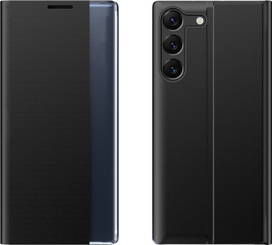 Picture of Hurtel Etui pokrowiec do Samsung S24+ z magnetycz klapk New Sleep View Case czarne HURTEL