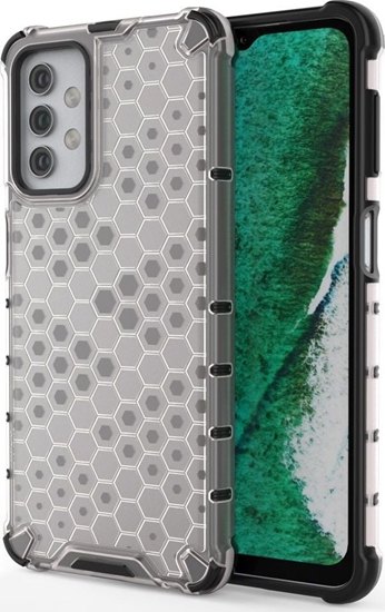 Picture of Hurtel Honeycomb etui pancerny pokrowiec z elow ramk Samsung Galaxy A32 5G przezroczysty