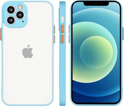 Attēls no Hurtel Milky Case silikonowe elastyczne póprzezroczyste etui do Xiaomi Redmi Note 10 5G / Poco M3 Pro niebieski