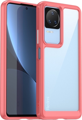 Attēls no Hurtel OUTER SPACE CASE ETUI DO XIAOMI POCO F4 5G POKROWIEC Z ELASTYCZN RAMK CZERWONE