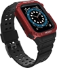 Picture of Hurtel Protect Strap Band for Apple Watch 42/44/45mm Armored Case Strap - Black, Red