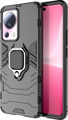 Picture of Hurtel Ring Armor etui do Xiaomi 13 Lite pancerny pokrowiec uchwyt magnetyczny ring czarne