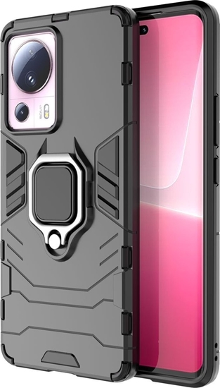 Picture of Hurtel Ring Armor etui do Xiaomi 13 Lite pancerny pokrowiec uchwyt magnetyczny ring czarne