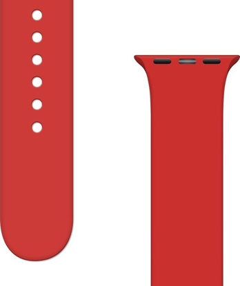 Изображение Hurtel Silicone Strap APS silikonowa opaska do Watch Ultra / 8 / 7 / 6 / 5 / 4 / 3 / 2 / SE (45 / 44 / 42mm) pasek bransoleta do zegarka czerwony