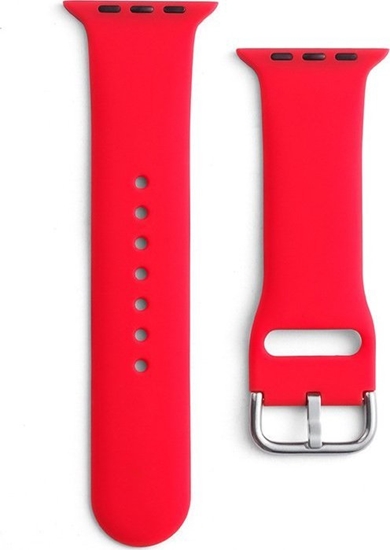 Изображение Hurtel Silicone Strap APS silikonowa opaska do Watch Ultra / 8 / 7 / 6 / 5 / 4 / 3 / 2 / SE (49 / 45 / 44 / 42mm) pasek bransoleta do zegarka czerwony