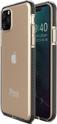 Attēls no Hurtel Spring Case pokrowiec elowe etui z kolorow ramk do iPhone 11 Pro czarny