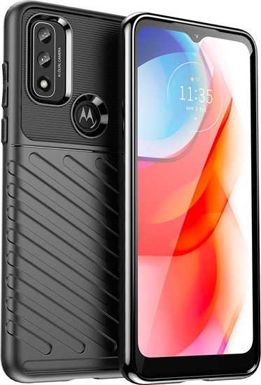 Picture of Hurtel Thunder Case elastyczne pancerne etui pokrowiec Motorola Moto G Play 2022 czarny