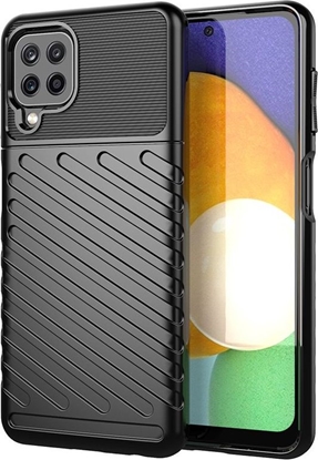 Attēls no Hurtel Thunder Case elastyczne pancerne etui pokrowiec Samsung Galaxy A22 4G czarny