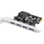 Picture of I/O CARD USB2 PCIE 4PORT/PCEU-430RS AXAGON
