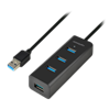Picture of I/O HUB USB3.0 4PORT CHARGING/1.2M HUE-S2BL AXAGON