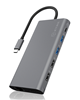 Picture of ICY BOX IB-DK4050-CPD Wired USB 3.2 Gen 1 (3.1 Gen 1) Type-C Anthracite