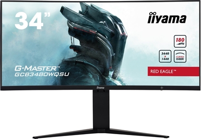 Изображение iiyama G-MASTER GCB3480WQSU-B1 computer monitor 86.4 cm (34") 3440 x 1440 pixels UltraWide Quad HD LCD Black