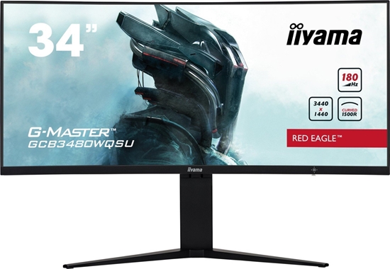 Изображение iiyama G-MASTER GCB3480WQSU-B1 computer monitor 86.4 cm (34") 3440 x 1440 pixels UltraWide Quad HD LCD Black