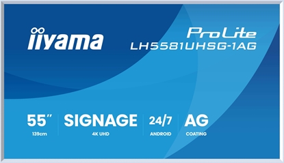 Attēls no IIYAMA LH5581UHSG-1AG 55inch UHD VA ELED