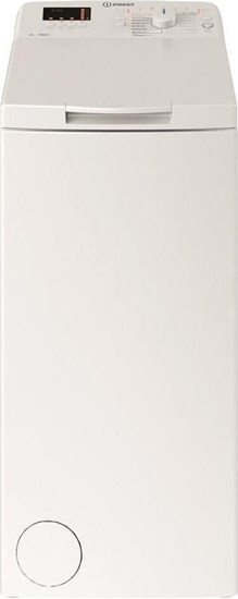 Picture of INDESIT | Washing machine | BTW S60400 EU/N | Energy efficiency class C | Top loading | Washing capacity 6 kg | 951 RPM | Depth 60 cm | Width 40 cm | White