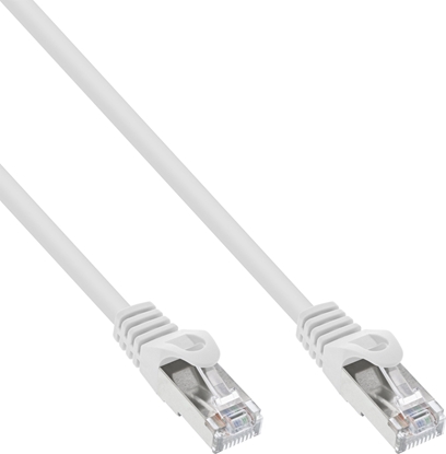 Attēls no InLine 40pcs. pack Bulk-Pack ® Patch cable, SF/UTP, Cat.5e, white, 2m