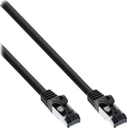 Picture of InLine INLINE Patchkabel Cat.8.1 S/FTP PiMf 2000MHz halogenfrei Kupfer schwarz 15m