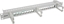 Picture of InLine InLine® 16-way patch panel, Keystone empty panel with 3 brackets, 19", 1U grey