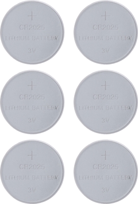 Изображение InLine InLine® 6-pack button cell, 3V Lithium, CR2025