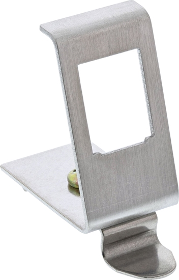 Picture of InLine InLine® Keystone Mounting for DIN rail, 1-port, metal