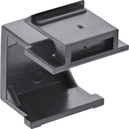 Изображение InLine InLine® Keystone SNAP-In blind cover for module slot, black, 10 pcs.