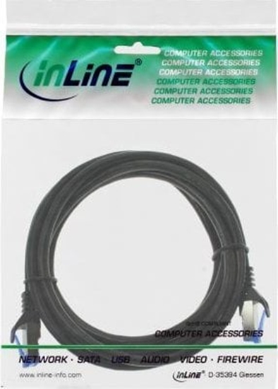 Изображение InLine InLine® Patch cable armoured, U/FTP, Cat.6A, black, 1.5m