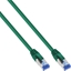 Attēls no InLine InLine® Patch Cable S/FTP PiMF Cat.6A halogen free 500MHz green 0.3m