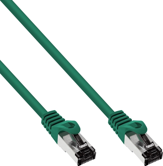 Picture of InLine InLine® Patch Cable S/FTP PiMF Cat.8.1 halogen free 2000MHz green 15m