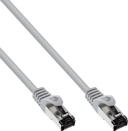 Picture of InLine InLine® Patch Cable S/FTP PiMF Cat.8.1 halogen free 2000MHz grey 1m