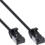 Attēls no InLine InLine® Patch cable slim, U/FTP, Cat.8.1, TPE halogen-free, black 5m