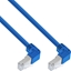Attēls no InLine InLine® Patch cable two side down angled, S/FTP, Cat.6, 250MHz, PVC, 1.50m